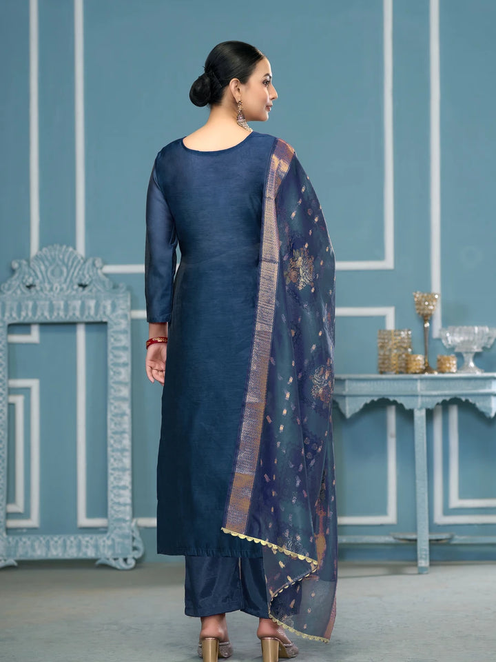 Elegance Traditional Hand Work Salwar Kameez | Rich Banarasi Dupatta