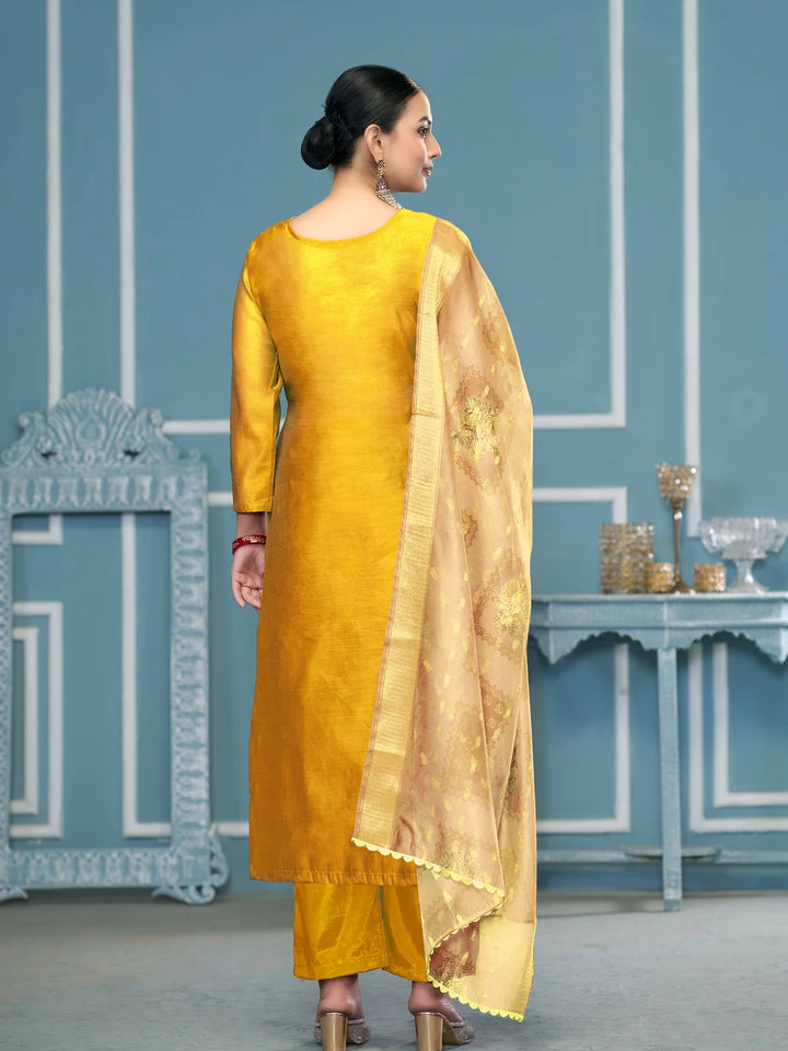 Elegance Traditional Hand Work Salwar Kameez | Rich Banarasi Dupatta