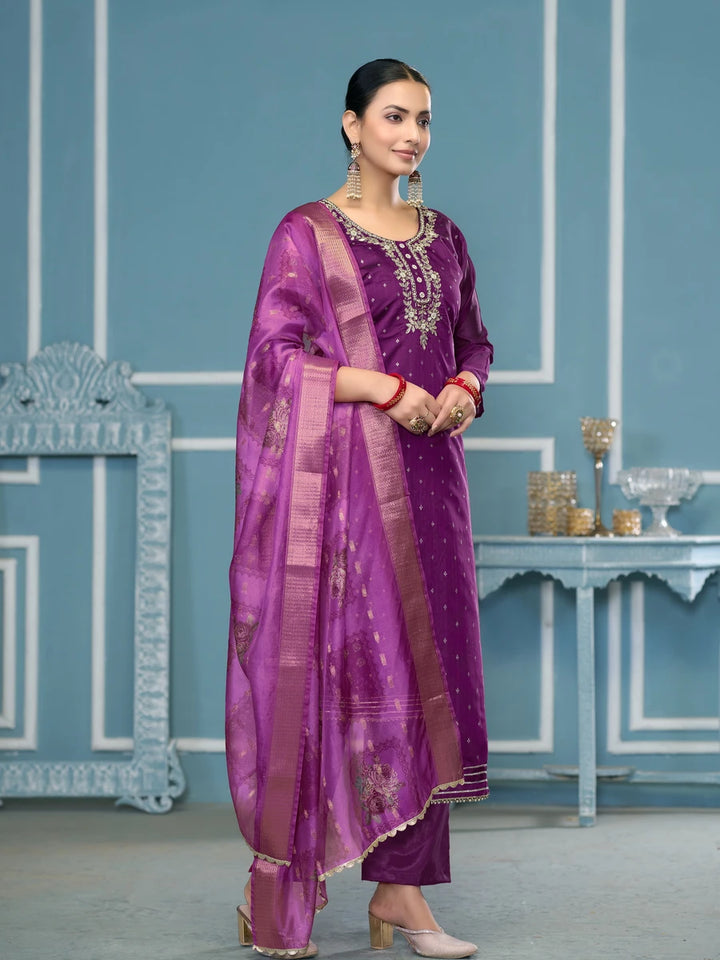 Elegance Traditional Hand Work Salwar Kameez | Rich Banarasi Dupatta