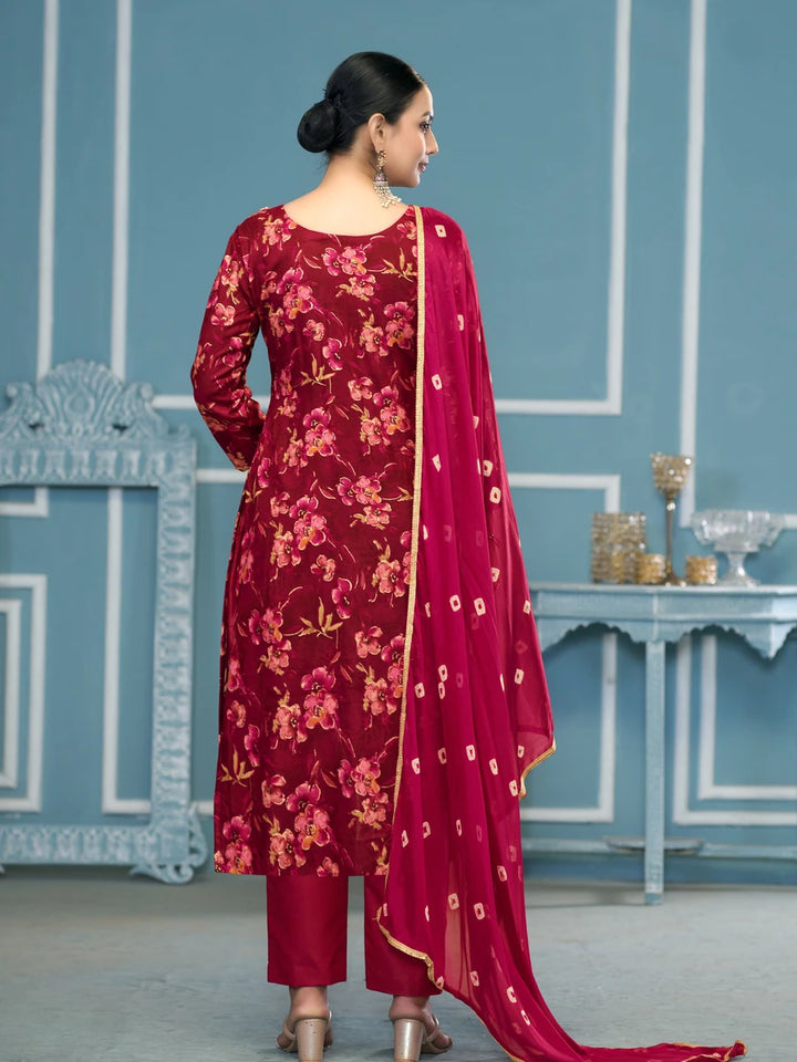 Elegant Cotton Salwar Kameez | Designer Printed & Hand Work Dupatta