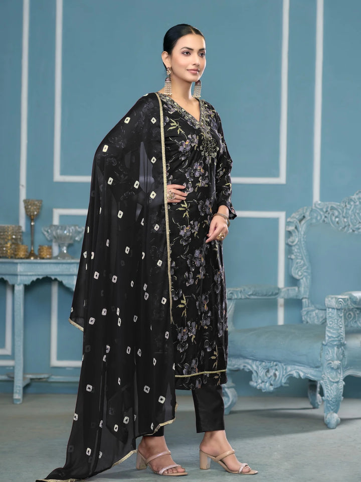 Elegant Cotton Salwar Kameez | Designer Printed & Hand Work Dupatta