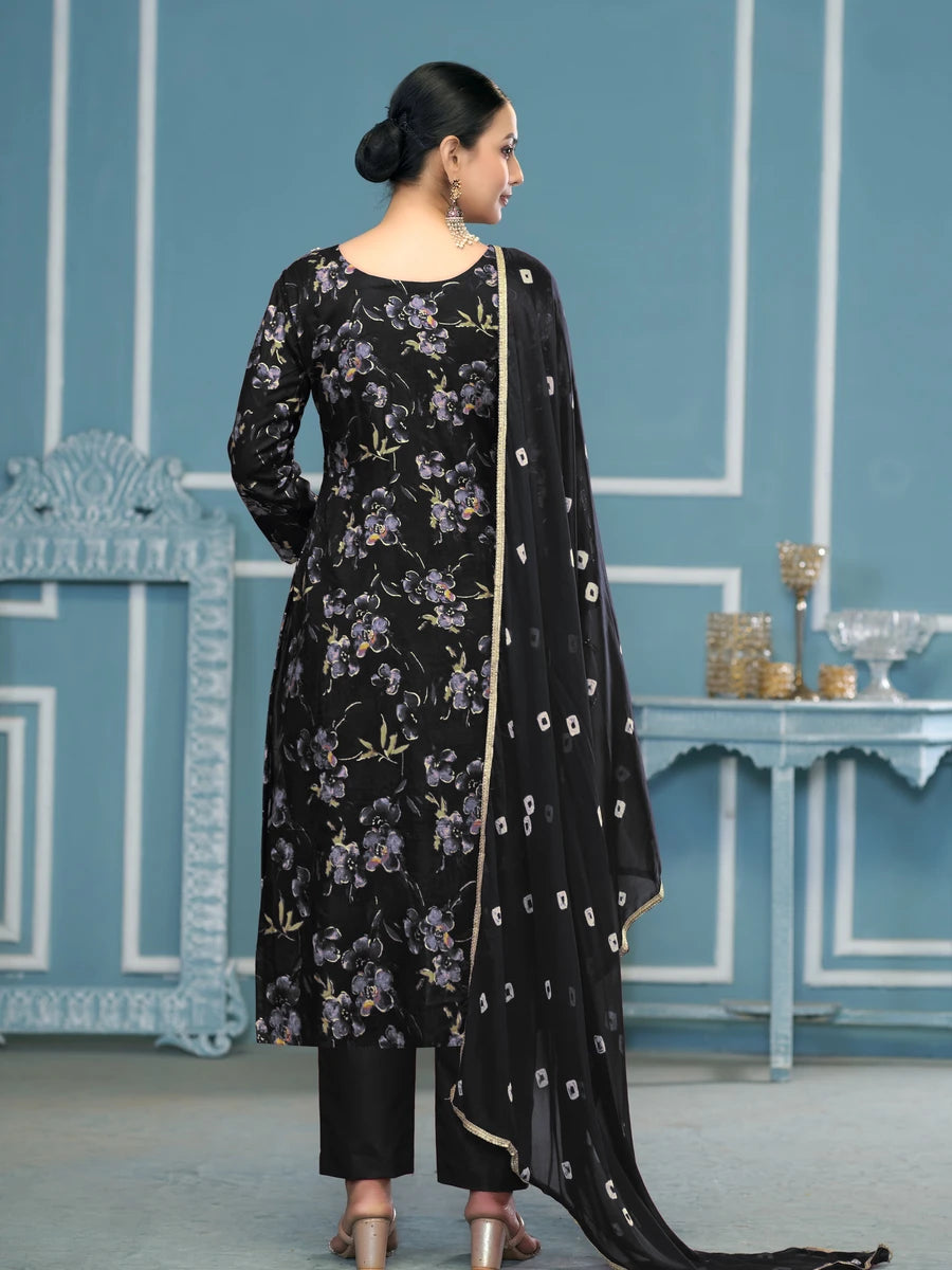 Elegant Cotton Salwar Kameez | Designer Printed & Hand Work Dupatta