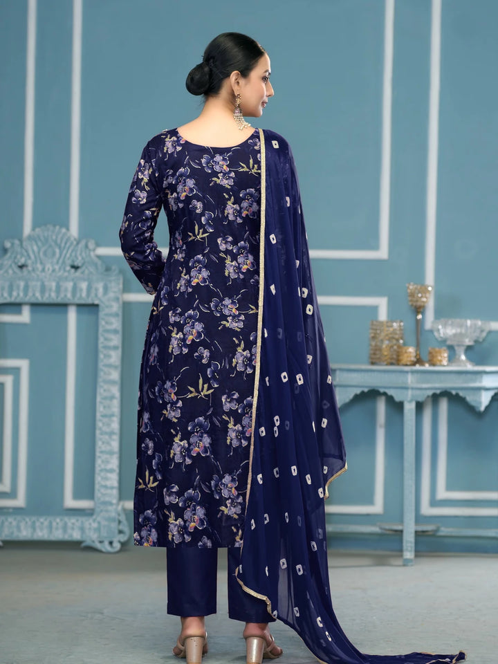 Elegant Cotton Salwar Kameez | Designer Printed & Hand Work Dupatta