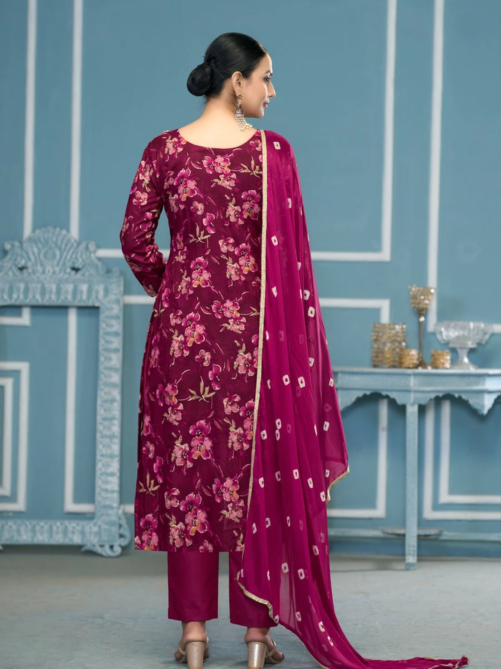 Elegant Cotton Salwar Kameez | Designer Printed & Hand Work Dupatta