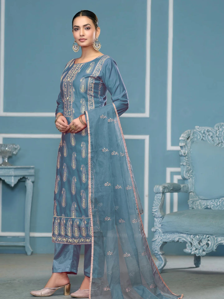 Modern Cotton Salwar Kameez Set | Gorgeous Prints & Intricate Embroidery Work