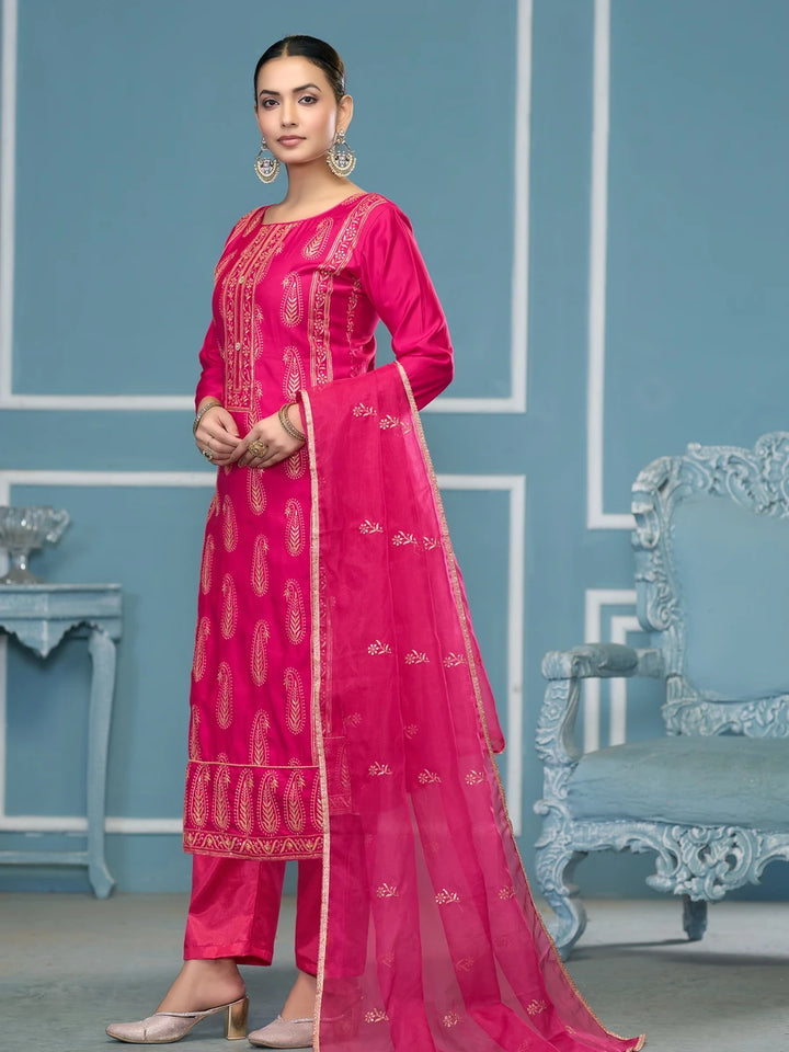 Modern Cotton Salwar Kameez Set | Gorgeous Prints & Intricate Embroidery Work
