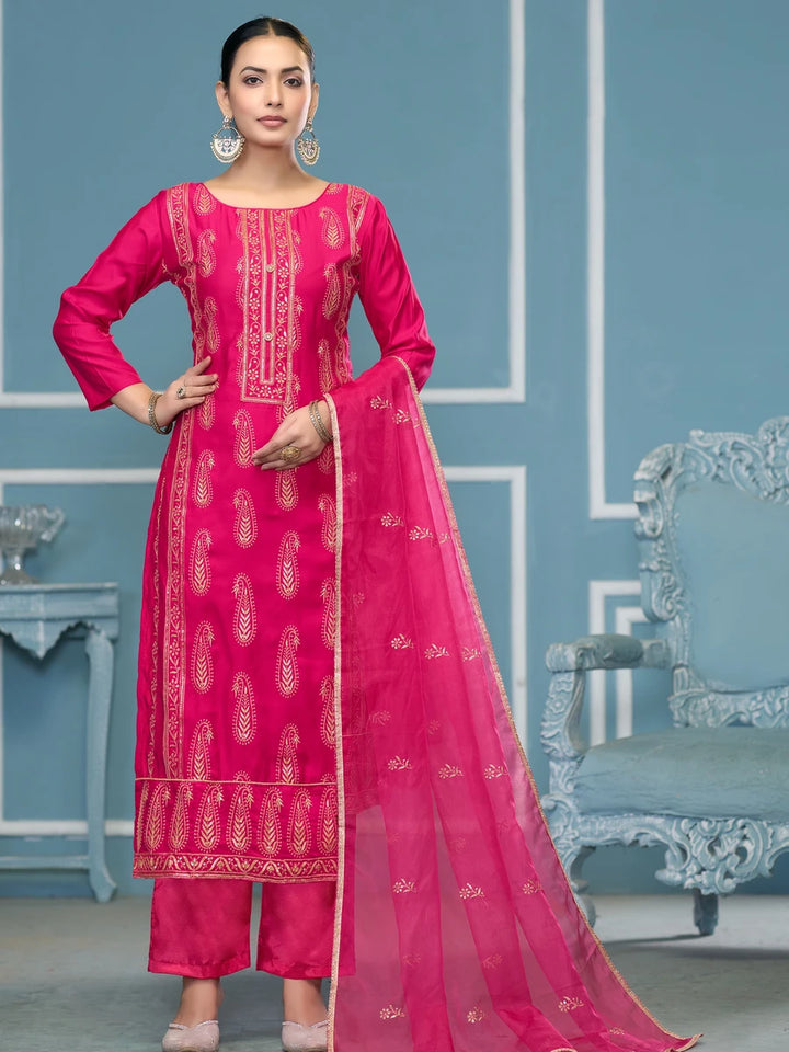 Modern Cotton Salwar Kameez Set | Gorgeous Prints & Intricate Embroidery Work