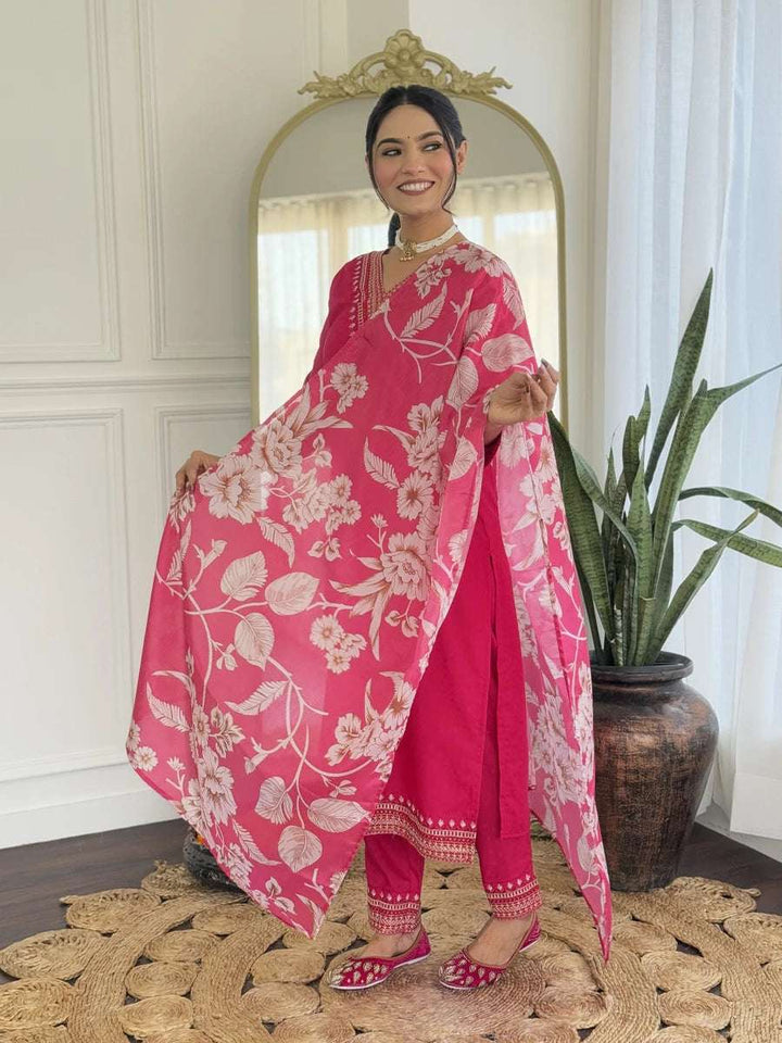 Sophisticated  Designer Salwar Suit | Viscose Rayon Elegant Festive Outfit