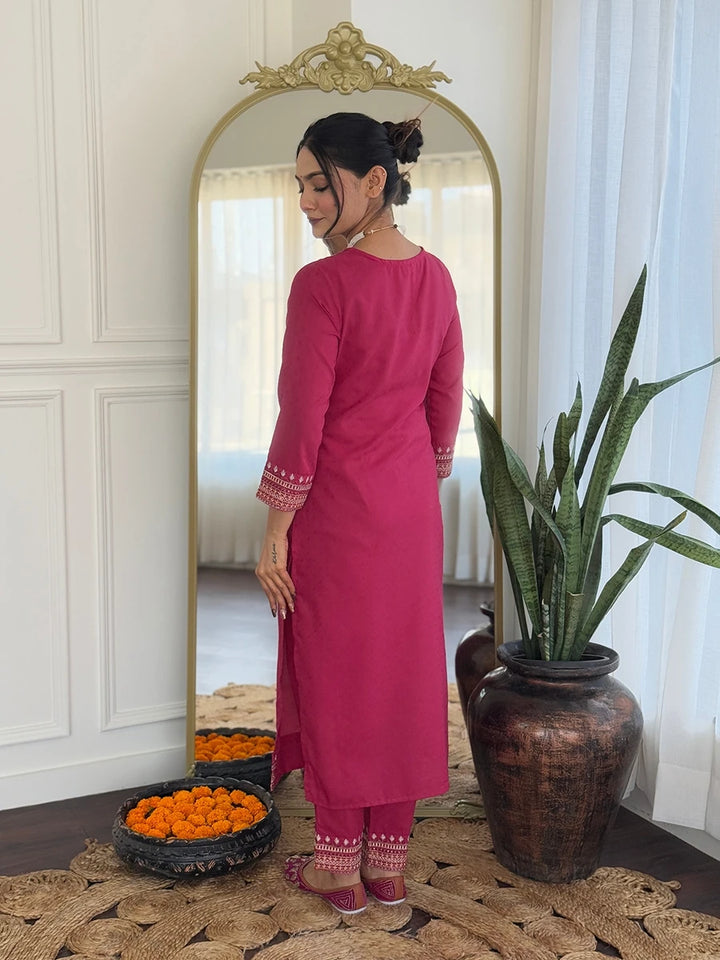 Sophisticated  Designer Salwar Suit | Viscose Rayon Elegant Festive Outfit