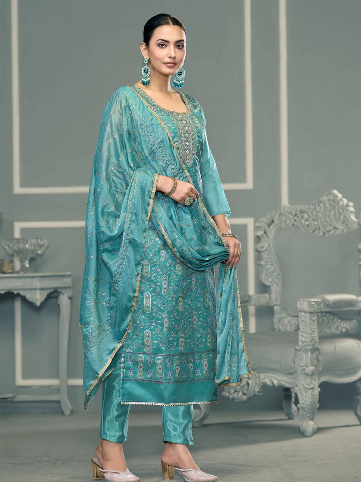 Handcrafted Embroidery Suit | Luxurious Designer Wear