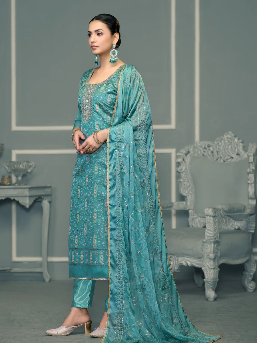 Handcrafted Embroidery Suit | Luxurious Designer Wear