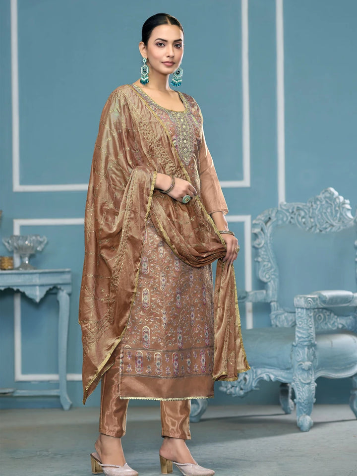 Handcrafted Embroidery Suit | Luxurious Designer Wear