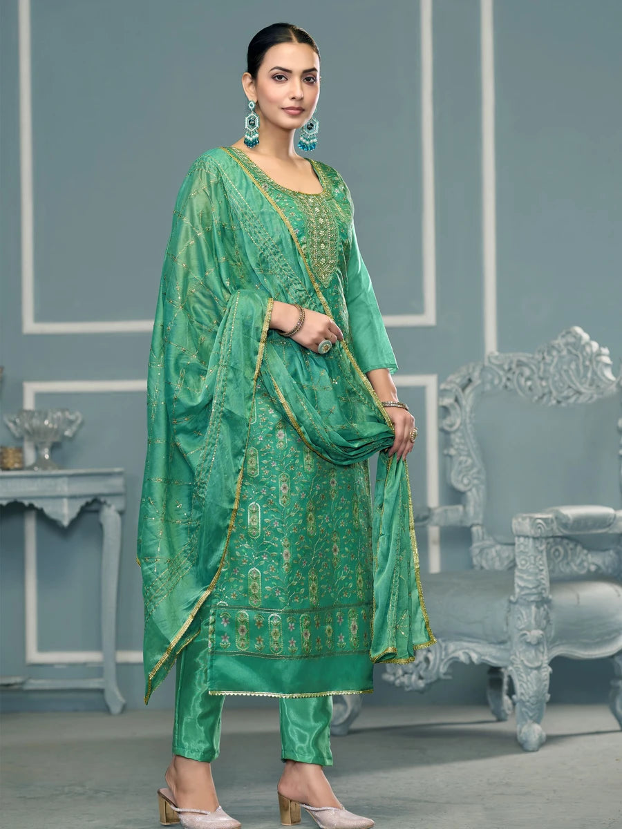 Handcrafted Embroidery Suit | Luxurious Designer Wear
