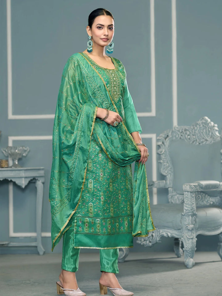 Handcrafted Embroidery Suit | Luxurious Designer Wear