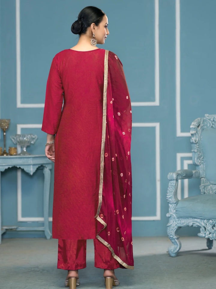 Stunning Banarasi Cotton Salwar Kameez | Traditional Printed Work