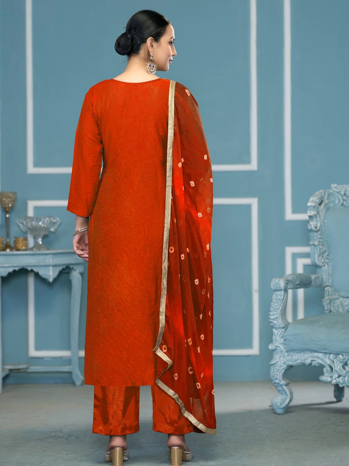 Stunning Banarasi Cotton Salwar Kameez | Traditional Printed Work