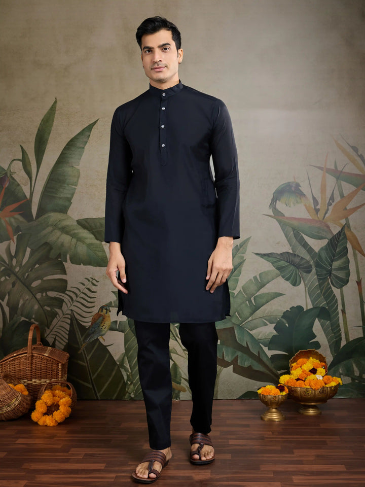 Viscose Silk Kurta Jacket Set with Multy Thread Embroidery
