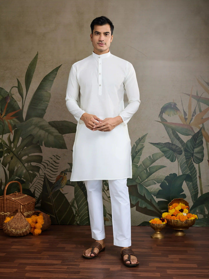Viscose Silk Kurta Jacket Set with Multy Thread Embroidery