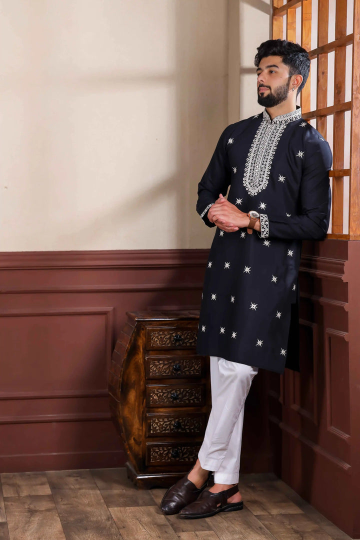 Stunning Traditional Viscose Kurta Set with Elegant Embroidery
