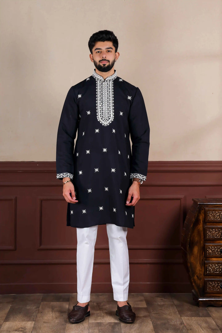 Stunning Traditional Viscose Kurta Set with Elegant Embroidery