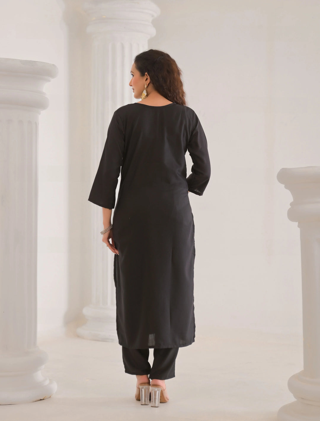 Designer Salwar Kameez Set for Women with Chinon Dupatta
