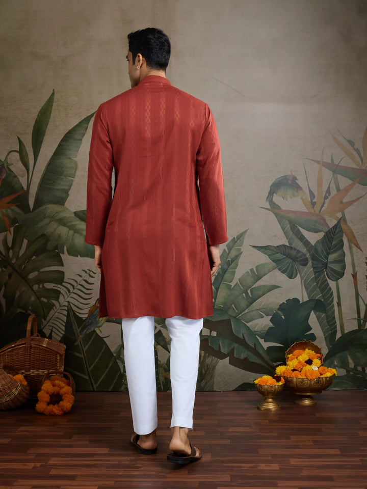 Designer Readymade Kurta with Dupatta in Mirror Embroidery For Festive Wear