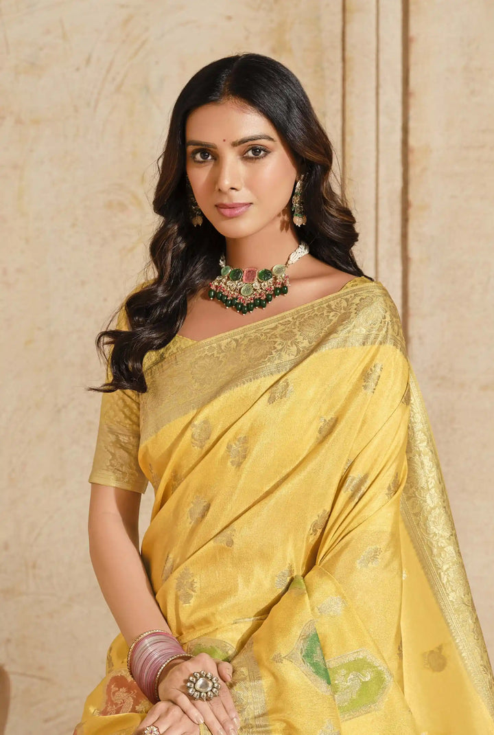 Pure Silk Saree for Festive Wear with Designer Jari Work
