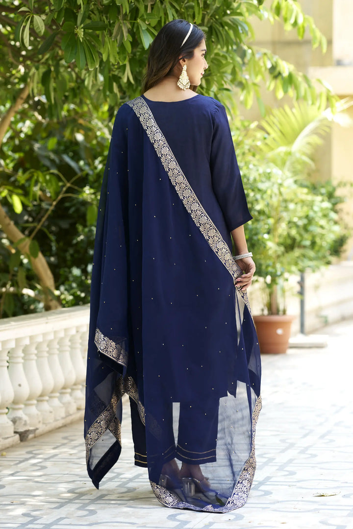 Premium Viscose Rayon Salwar Kameez with Designer Embellishments