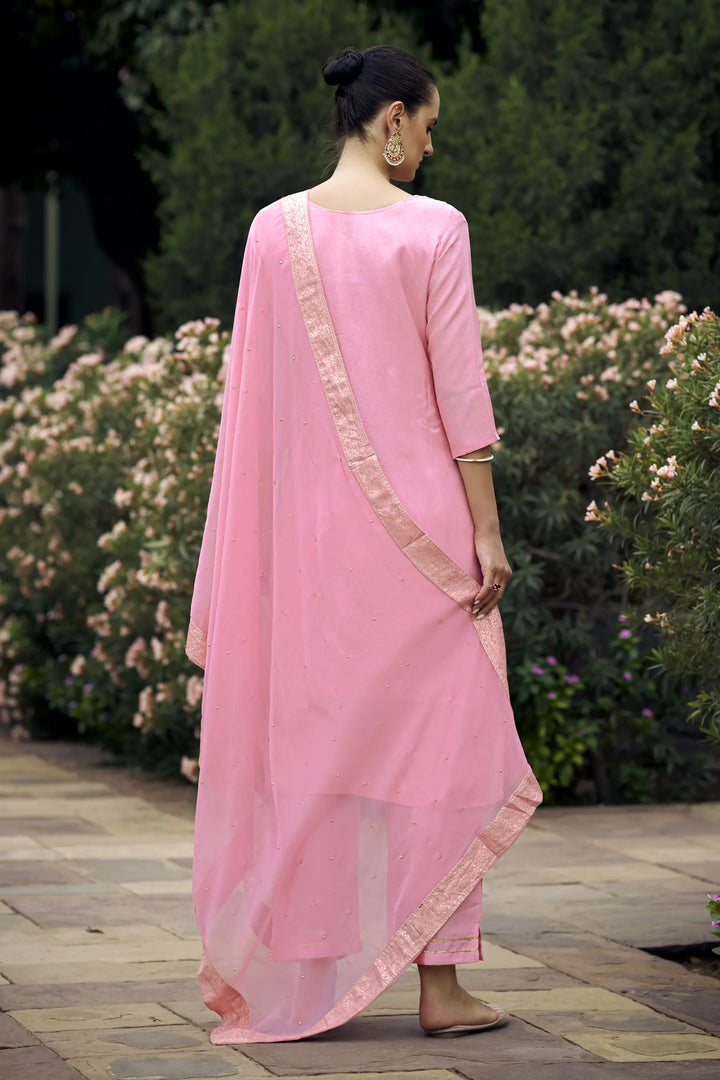 Stylish Wevon Hand Work Salwar Kameez for Special Occasions