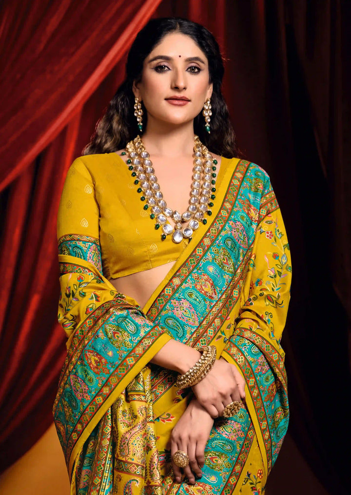 Timeless Tussar Silk Saree with Stylish Print Work