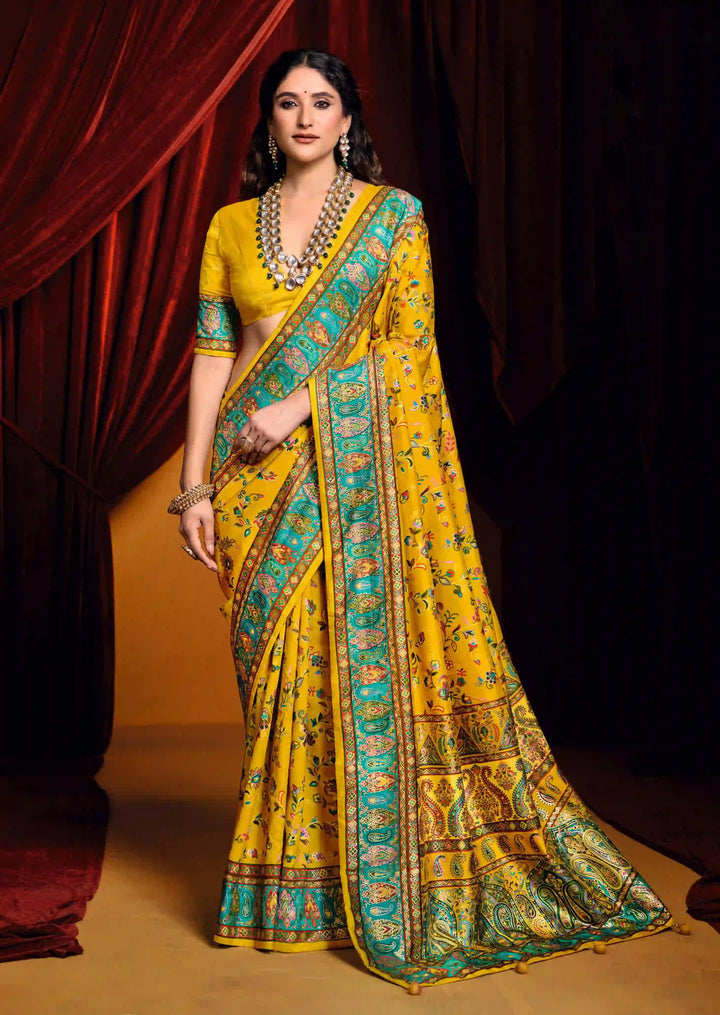 Timeless Tussar Silk Saree with Stylish Print Work