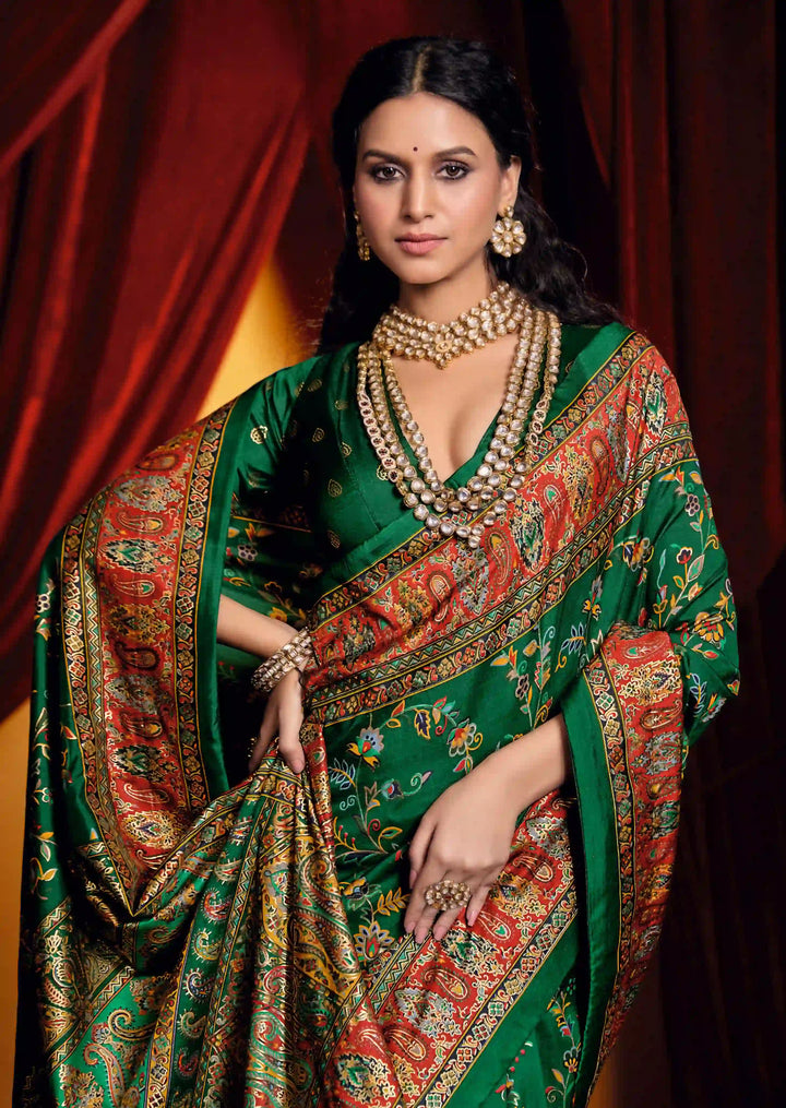 Timeless Tussar Silk Saree with Stylish Print Work