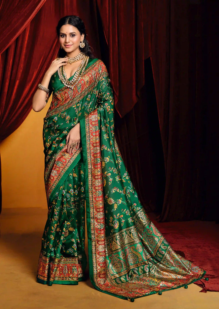 Timeless Tussar Silk Saree with Stylish Print Work