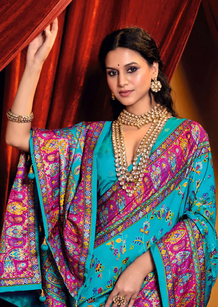 Timeless Tussar Silk Saree with Stylish Print Work