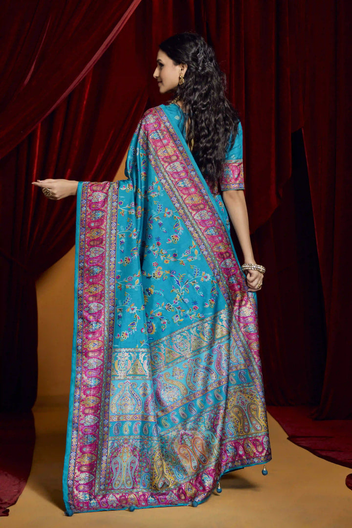 Timeless Tussar Silk Saree with Stylish Print Work