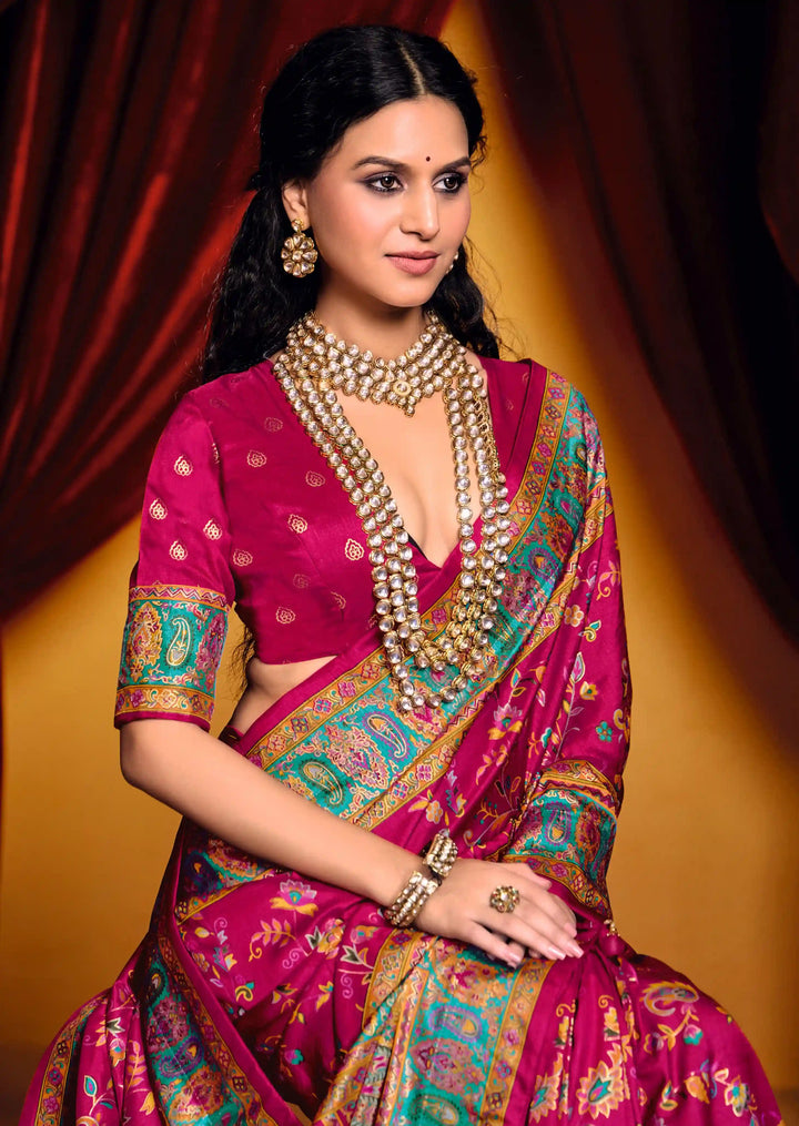 Timeless Tussar Silk Saree with Stylish Print Work