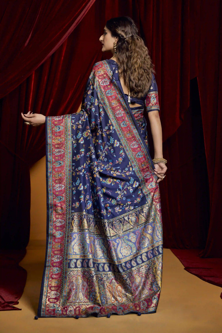 Timeless Tussar Silk Saree with Stylish Print Work