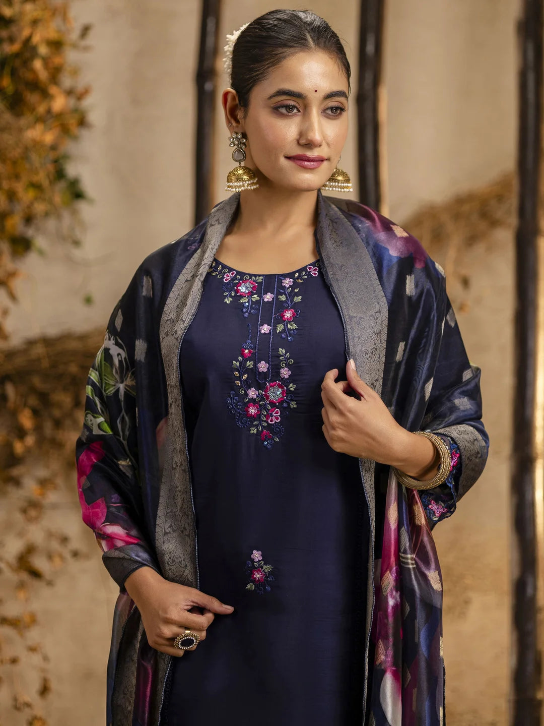 Graceful Partywear Salwar Kameez with Intricate Embroidery