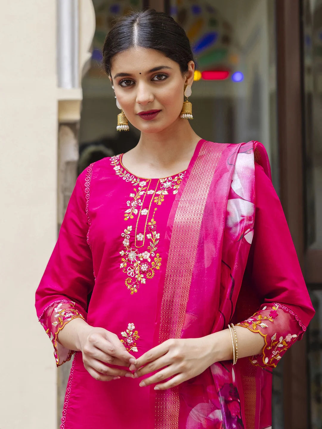 Graceful Partywear Salwar Kameez with Intricate Embroidery