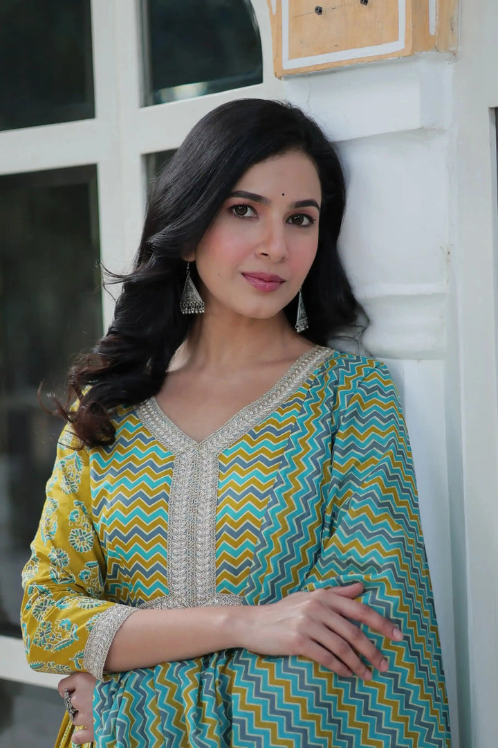 Comfortable Cotton Salwar Kameez with Beautiful Printed Dupatta