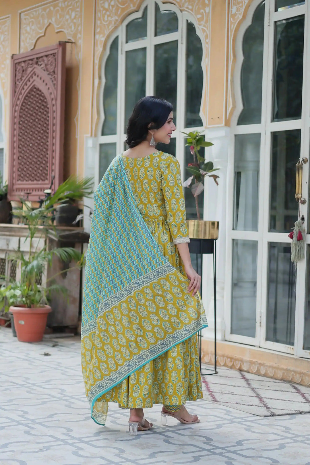 Comfortable Cotton Salwar Kameez with Beautiful Printed Dupatta
