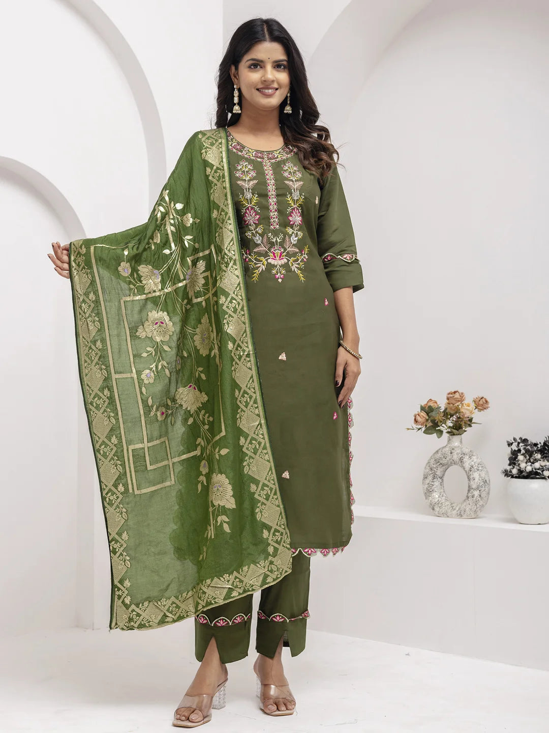 Exquisite Designer Salwar Kameez for Mehendi Celebrations