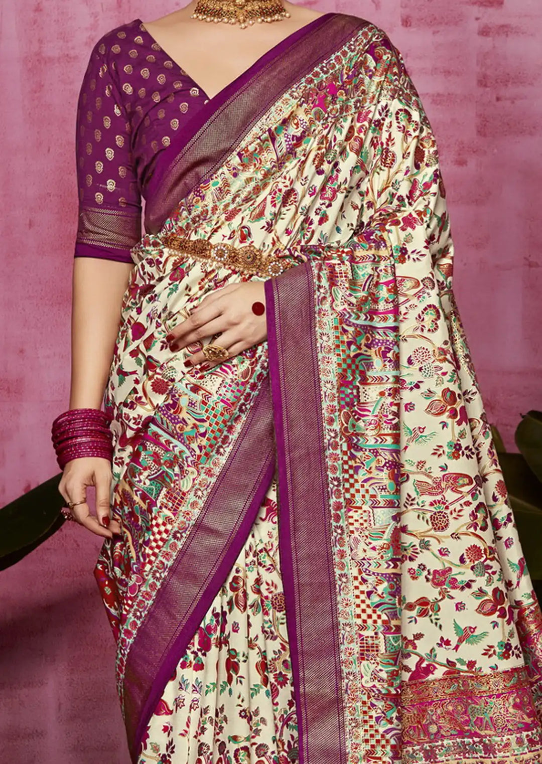 Charming Tussar Silk Saree for Every Occasion – Exclusive Wevon Designer Work