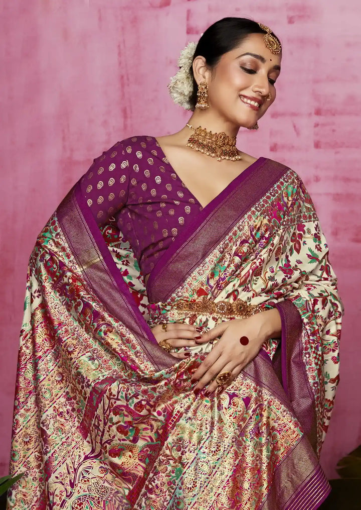 Charming Tussar Silk Saree for Every Occasion – Exclusive Wevon Designer Work