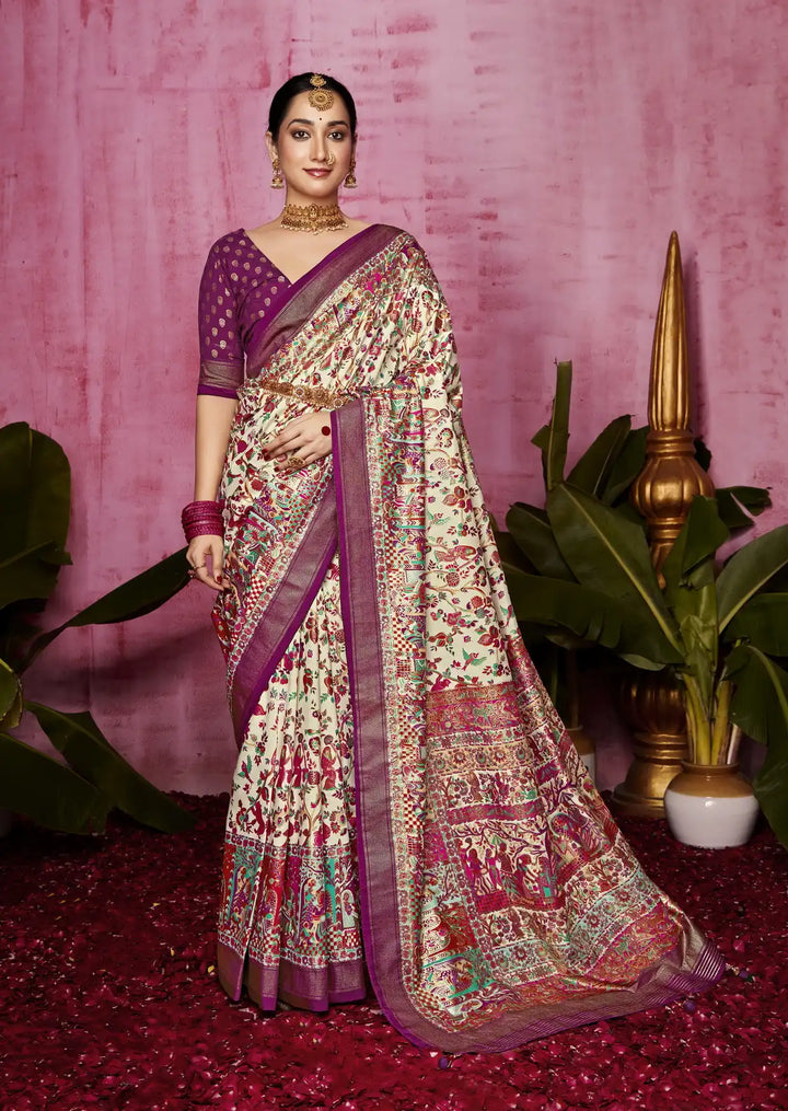 Charming Tussar Silk Saree for Every Occasion – Exclusive Wevon Designer Work