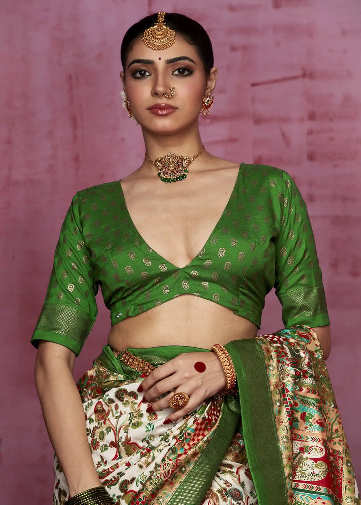 Charming Tussar Silk Saree for Every Occasion – Exclusive Wevon Designer Work