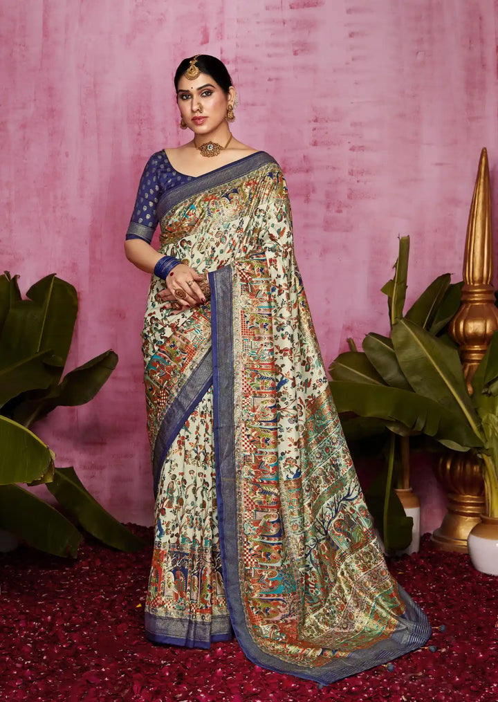 Charming Tussar Silk Saree for Every Occasion – Exclusive Wevon Designer Work