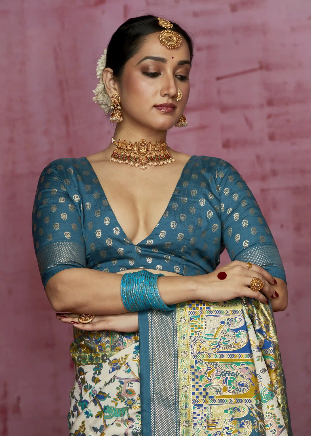 Charming Tussar Silk Saree for Every Occasion – Exclusive Wevon Designer Work