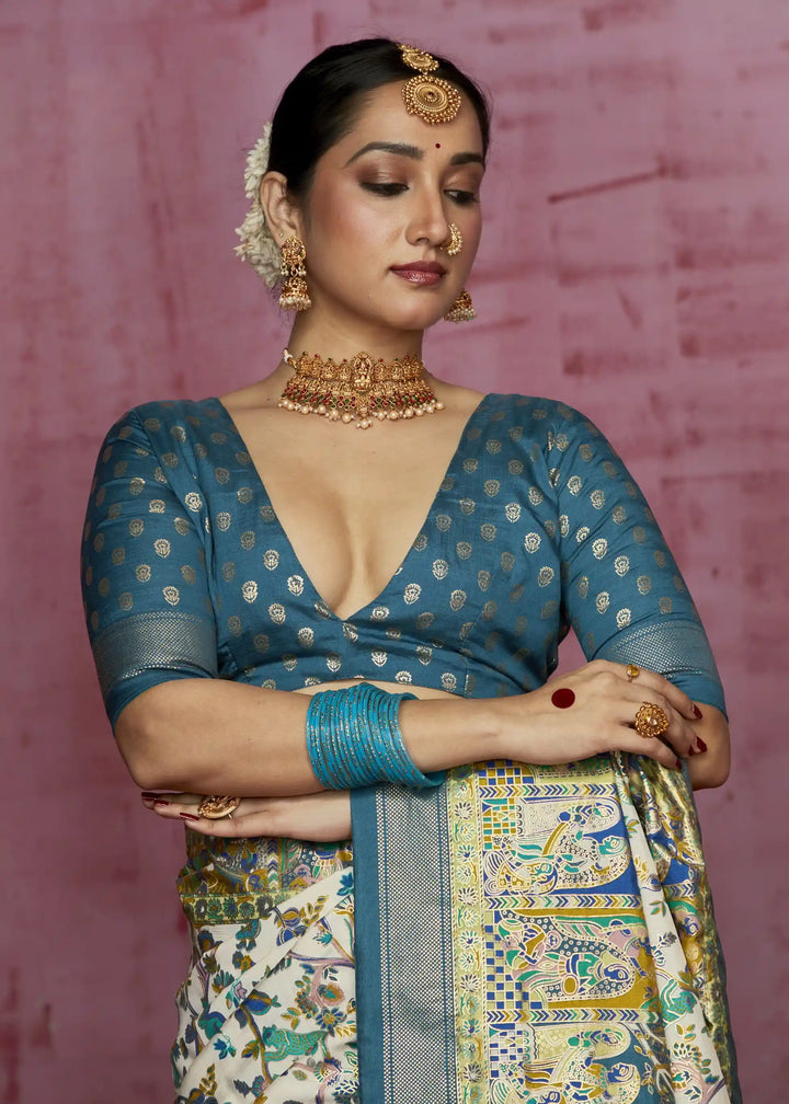 Charming Tussar Silk Saree for Every Occasion – Exclusive Wevon Designer Work