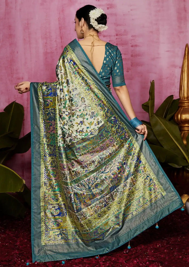 Charming Tussar Silk Saree for Every Occasion – Exclusive Wevon Designer Work